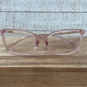 MICHAEL KORS Pamplona MK 4092 Transparent Pink Gold Rectangle Frames 54 17 140